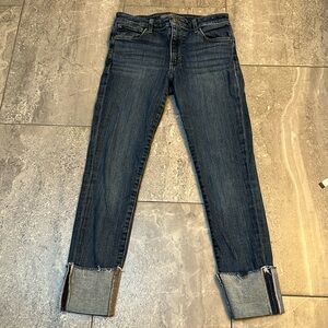 Joe’s Jeans Cuffed Fray Skinny Ankle